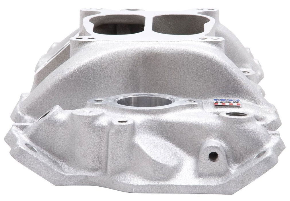 EDELBROCK SB Chevy, Idle to 5500 rpm, Dual Plane, non-EGR Performer Intake Manifold ED2101 Autofit