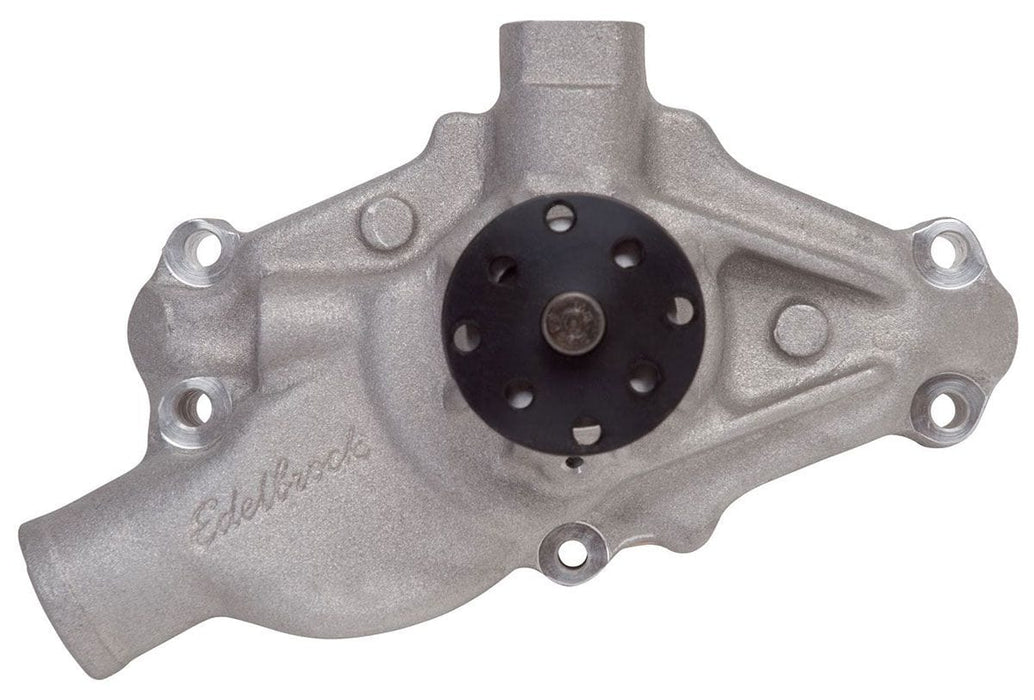 EDELBROCK SB Chevy, Short Style, use with aftermarket serpentine belts, 5/8" pi Victor Series Aluminium Water Pump - Reverse Rotation ED8882 Autofit