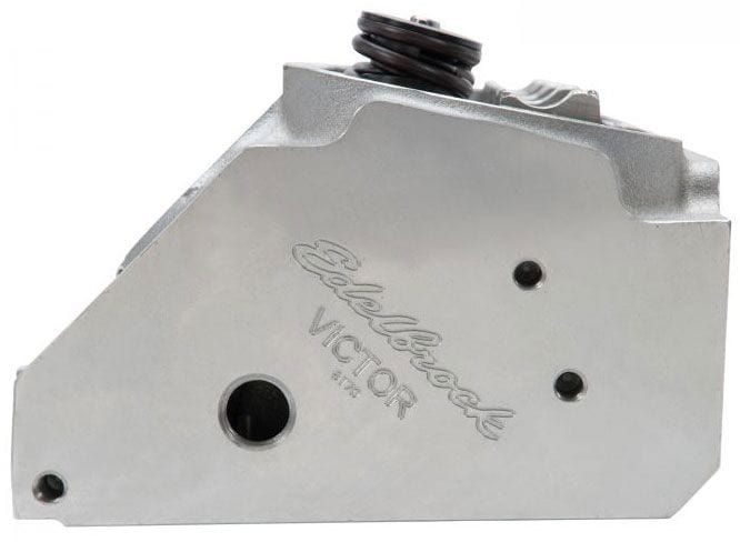 EDELBROCK SB Chrysler, 225cc Intake Ports, 60cc Combustion Chambers Victor Jr. 16° Cylinder Head - Single - Complete ED61729 Autofit