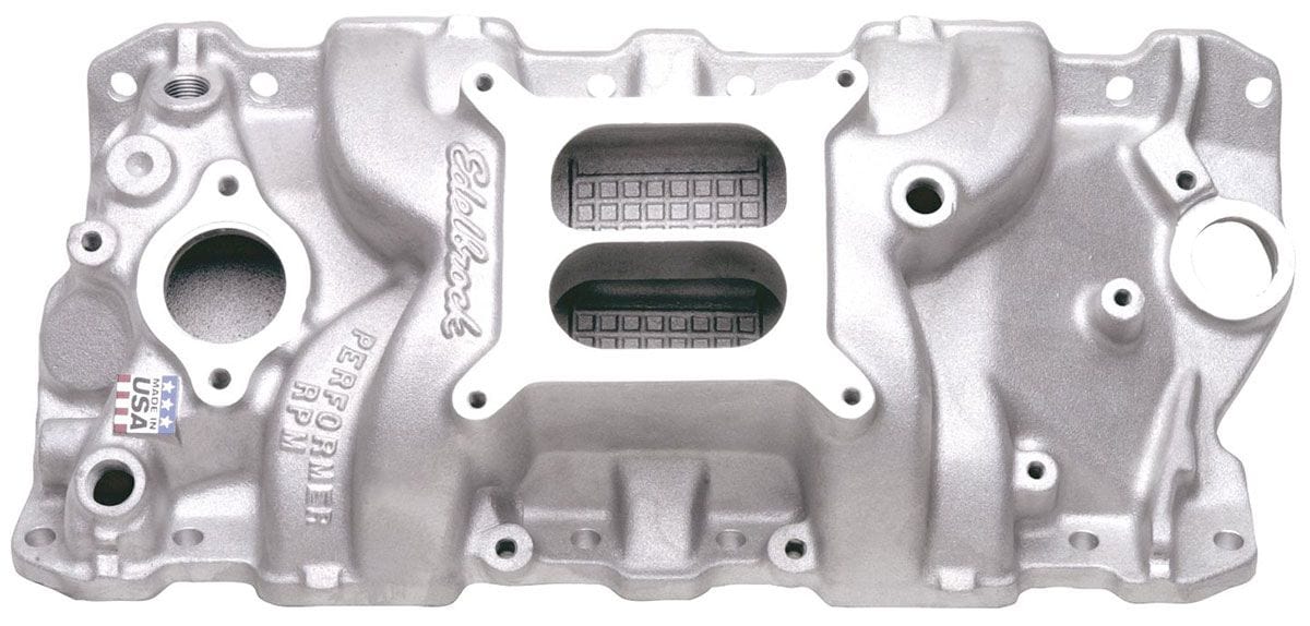 EDELBROCK Small Block Chevy, 1500-6500 rpm Performer RPM Intake Manifold ED7101 Autofit