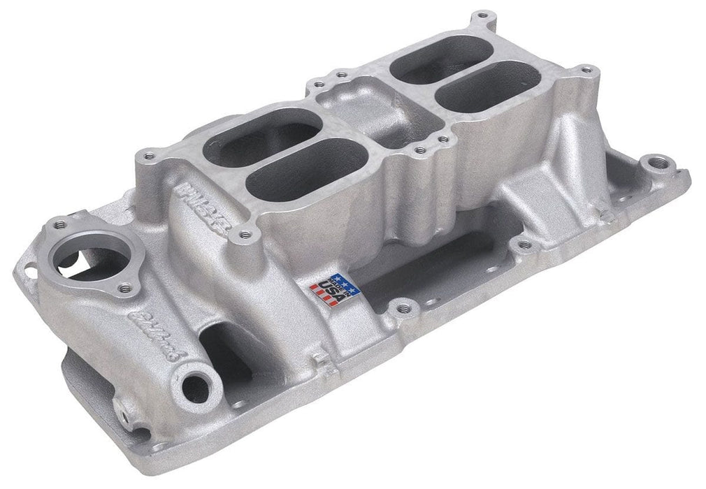 EDELBROCK Small Block Chevy, 1500-6500 rpm RPM Air-Gap Dual-Quad Intake Manifold ED7525 Autofit