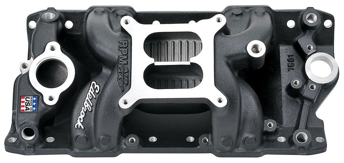 EDELBROCK Small Block Chevy, 1500-6500 rpm RPM Air-Gap Intake Manifold - NASCAR Edition ED75013 Autofit