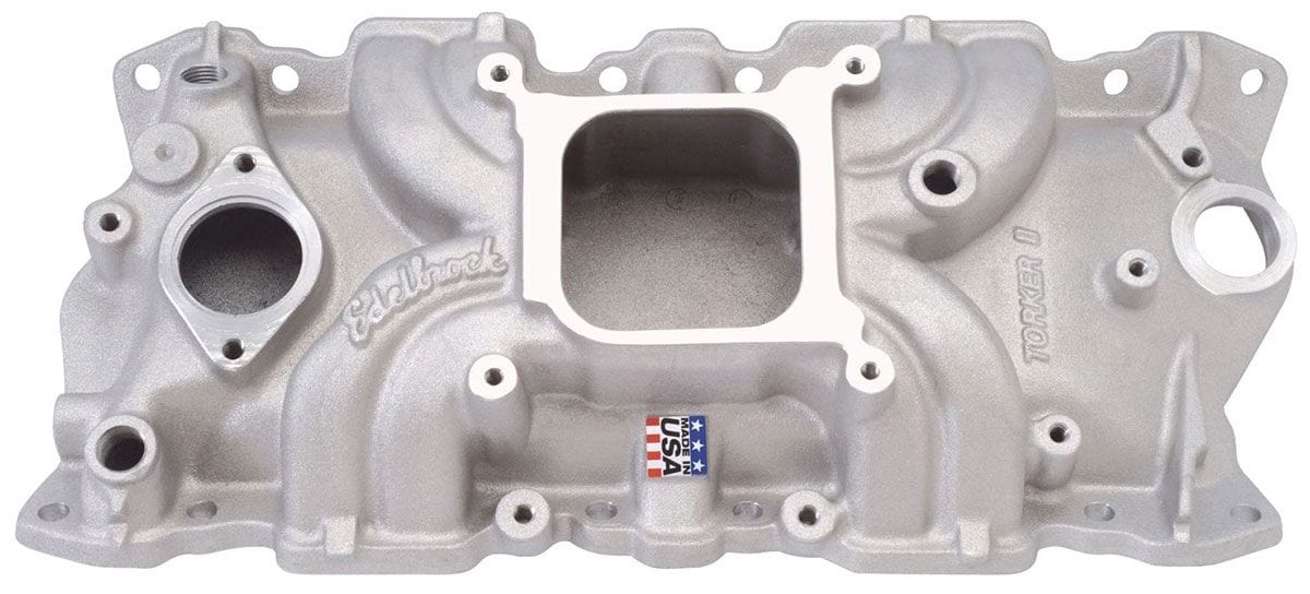 EDELBROCK Small block Chevy, 2500-6500 rpm, non-EGR Torker II Intake Manifold ED5001 Autofit