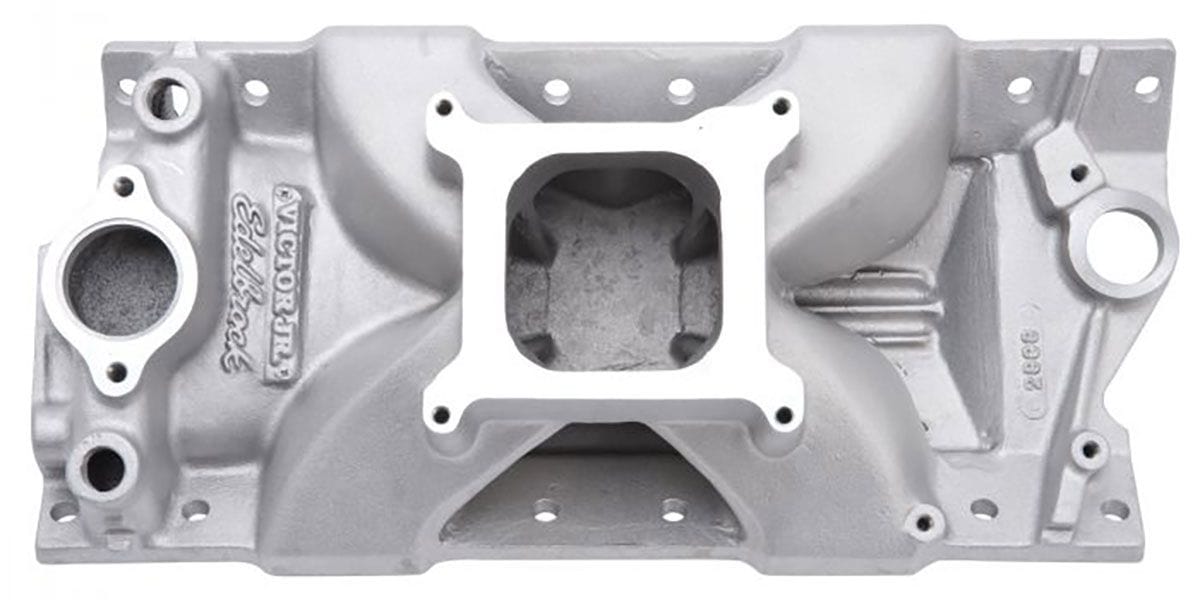 EDELBROCK Small Block Chevy, 3500-8000 rpm, Tall (1" taller) Victor Jr. Intake Manifold ED2999 Autofit
