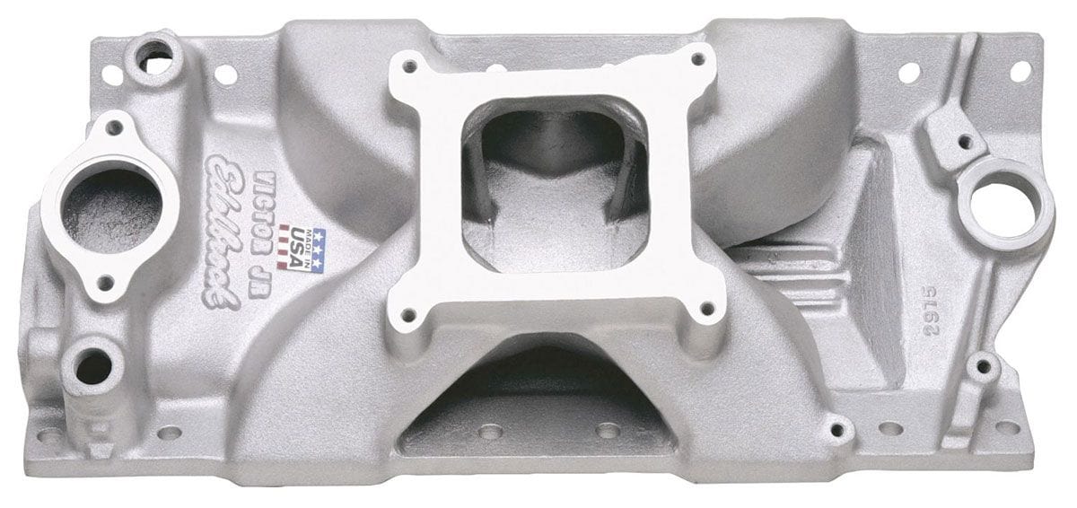 EDELBROCK Small Block Chevy, 3500-8000 rpm Victor Jr. Intake Manifold ED2975 Autofit