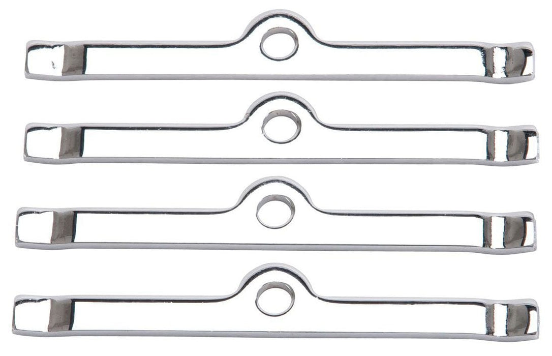 EDELBROCK Small Block Chevy, 4 pieces Chrome Hold-down tab kit ED4404 Autofit