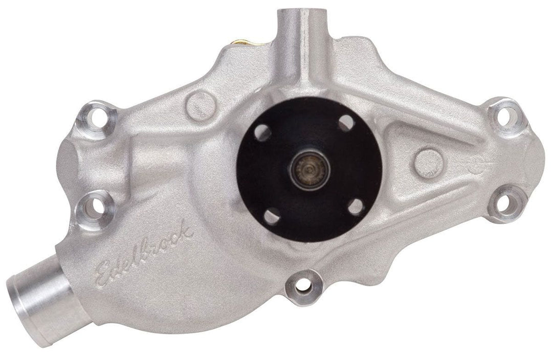 EDELBROCK Small Block Chevy Corvette 1984-91, Short Style, 3/4" pilot shaft Victor Series Aluminium Water Pump - Reverse Rotation ED8815 Autofit
