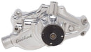 EDELBROCK Small Block Chevy Corvette 1984-91, Short Style, 3/4" pilot shaft Victor Series Aluminium Water Pump - Reverse Rotation Polished ED8825 Autofit