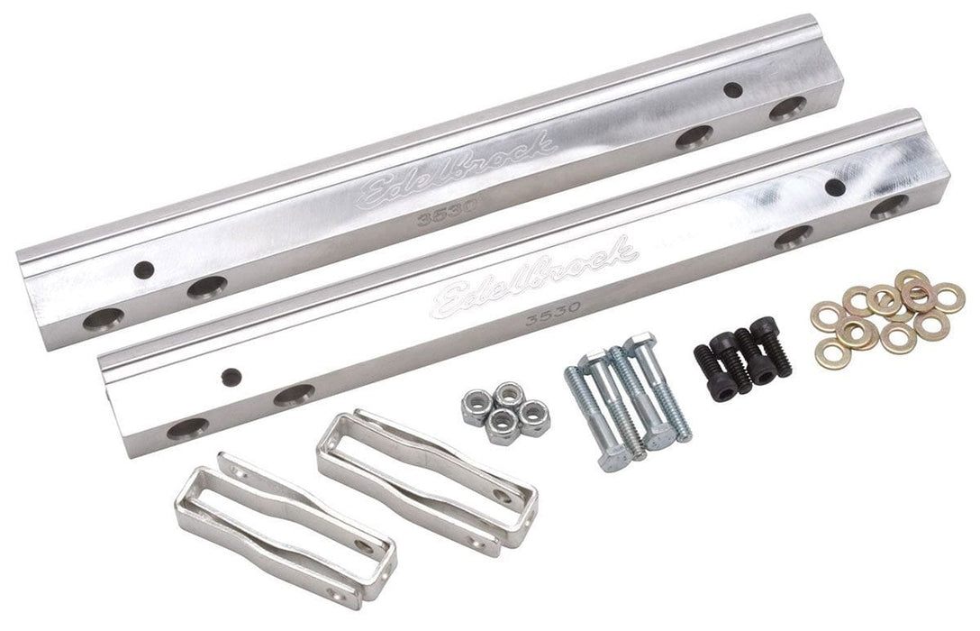 EDELBROCK Small Block Chevy (for use with ED29785 manifolds and standard inject Replacement Parts for Pro-Flo EFI Systems - Aluminium Fuel Rail Kit ED3630 Autofit