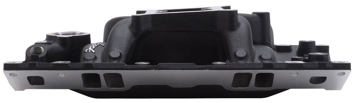 EDELBROCK Small Block Chevy Vortec, 1500-6500 rpm RPM Air-Gap Intake Manifold Black Finish ED75163 Autofit