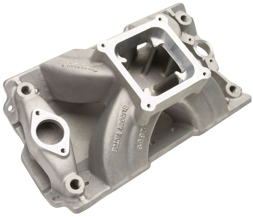 Edelbrock Small Block Chevy, with 4500 Series carburettor, 5000-8500 rpm Victor Glidden 18° Intake Manifold ED2859 Autofit
