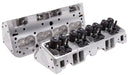 EDELBROCK Small Block Chevy, With straight plugs, 185cc Intake Port, 70cc chamb E-Street 185 Cylinder Heads - Pair - Complete ED5073 Autofit