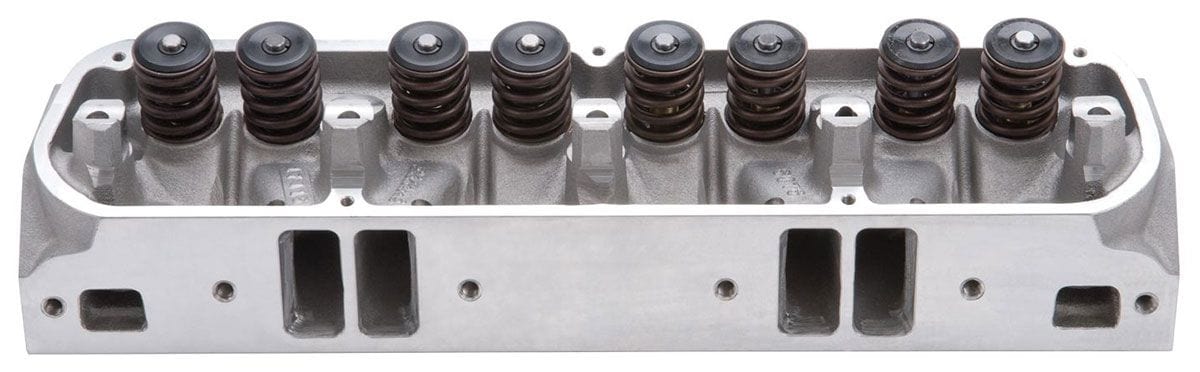 EDELBROCK Small Block Chrysler 318-340-360, great torque and horsepower up to 6 Performer RPM Cylinder Heads - Single - Complete ED60779 Autofit