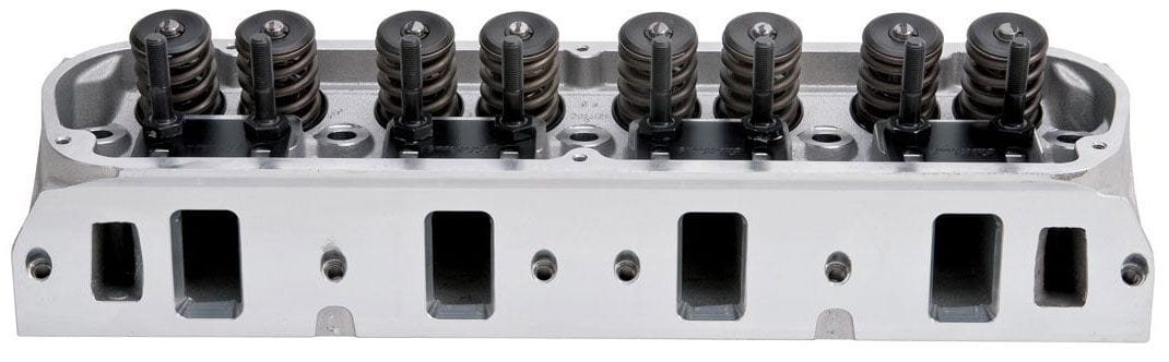 EDELBROCK Small Block Ford, 1.90" Intake valve, great torque and horsepower up Performer RPM Cylinder Heads - Single - Complete ED60229 Autofit