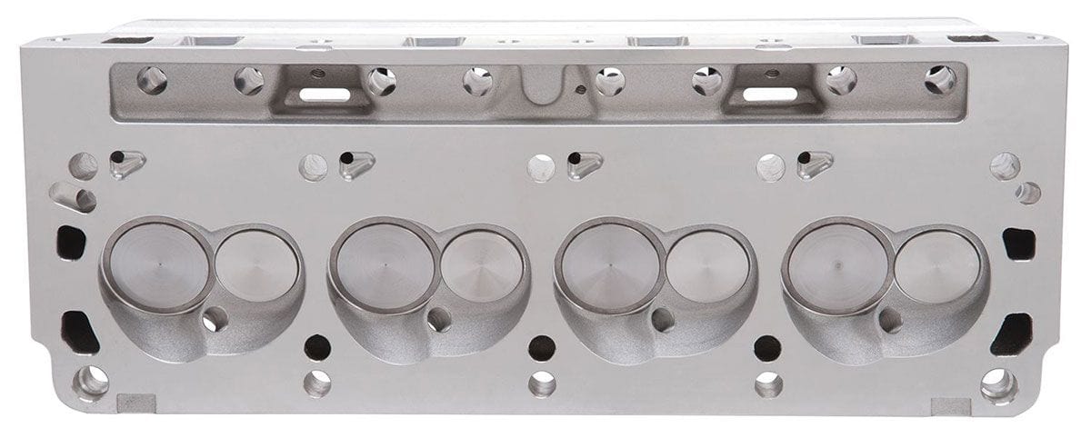 EDELBROCK Small Block Ford, 170cc Intake Port, 1.90" Intake Valves, Made In USA E-Street Cylinder Heads - Pair - Complete ED5023 Autofit