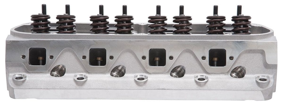 EDELBROCK Small Block Ford, 170cc Intake Port, 1.90" Intake Valves, Made In USA E-Street Cylinder Heads - Pair - Complete ED5023 Autofit