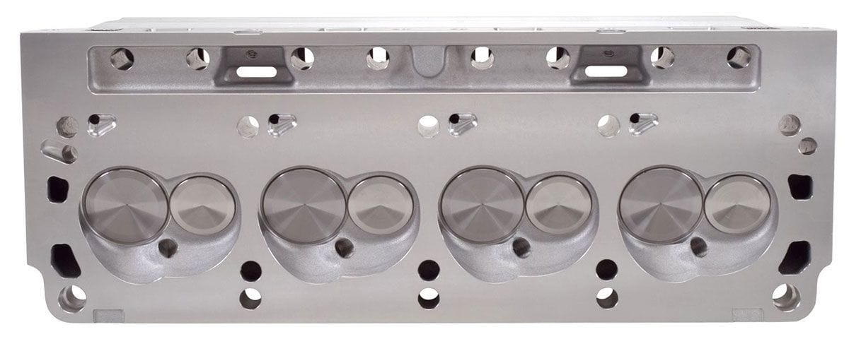 EDELBROCK Small Block Ford, 170cc Intake Port, 2.02" Intake Valves, Made In USA E-Street Cylinder Heads - Pair - Complete ED5025 Autofit