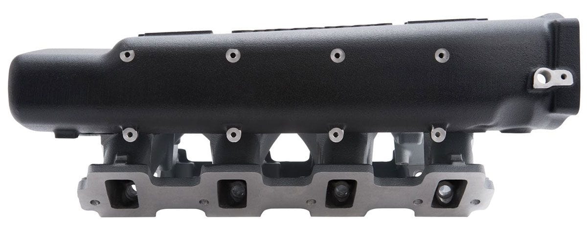 Edelbrock Suit Chev LS3, L92 and L76 Rectangular Port Cylinder Heads Cross-Ram Intake Manifold - Black Finish ED71413 Autofit