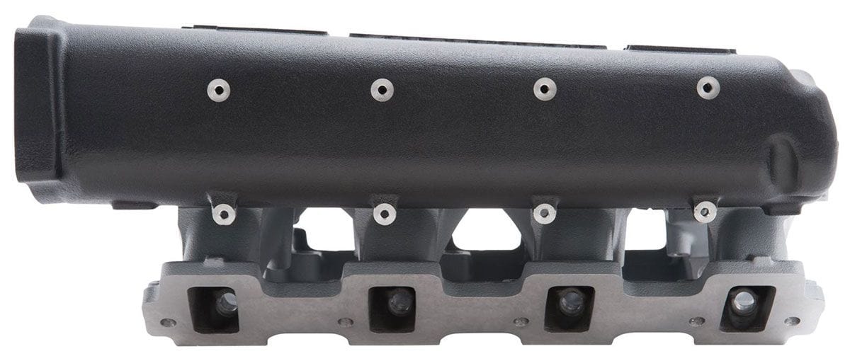 Edelbrock Suit Chev LS3, L92 and L76 Rectangular Port Cylinder Heads Cross-Ram Intake Manifold - Black Finish ED71413 Autofit