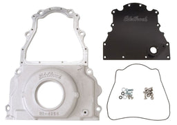 EDELBROCK Two-Piece Aluminium Timing Cover Autofit