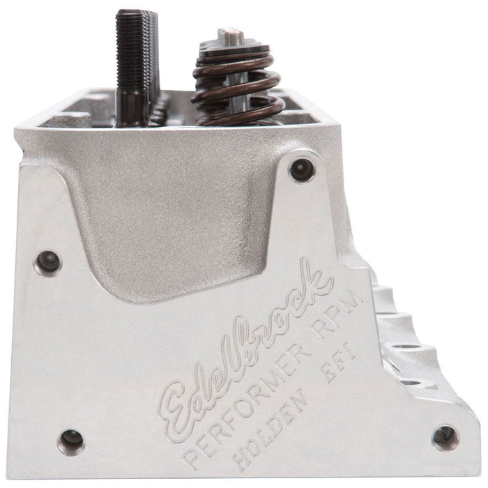 EDELBROCK VN EFI style with Injector notch, 195cc intake port, suit Hyd roller Performer RPM Aluminium Cylinder Head - Holden V8 ED61385 Autofit