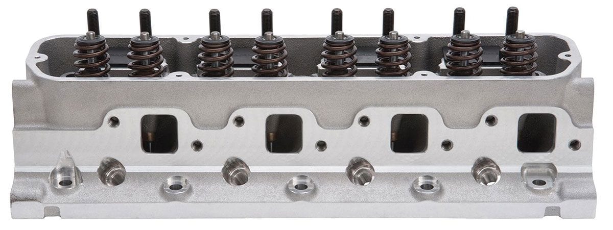 EDELBROCK VN EFI style with Injector notch, 195cc intake port, suit Hyd roller Performer RPM Aluminium Cylinder Head - Holden V8 ED61385 Autofit