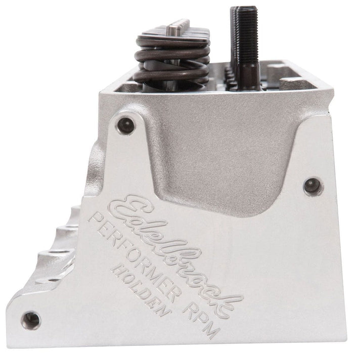 EDELBROCK VN style with carburettor, 195cc intake port, suit Flat tappet cam. S Performer RPM Aluminium Cylinder Head - Holden V8 ED61389 Autofit