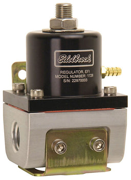 EDELBROCK w/ dual -6 AN inlet, single -6 outlet and -6 external bypass for EFI Fuel Pressure Regulator - 180 GPH ED1728 Autofit
