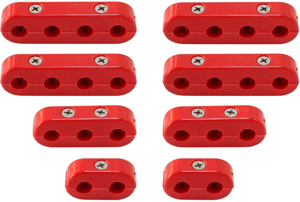 EL Suit 10.5-11mm Leads Universal Performance Separator Set Ideal for V8's - Red ELESK-474R Autofit
