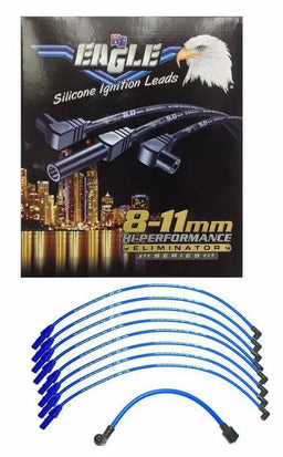 EL Suit BB Chev With HEI Cap 90° Distributor & 145° Spark Plug (Suit Lea 9mm Eliminator Series I Around Rocker Cover Lead Set - Blue ELE9856 Autofit
