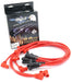 EL Suit S/B Chev 9mm Around Valve Cover Style HEI Ignition Lead Set, Red ELE9849R Autofit
