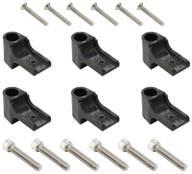 EL Use With SK-471, SK-472, SK-473 & SK-474 Separators (6-Piece) Horizontal Separator Fitting Kit - Black ELESFK-1BK Autofit