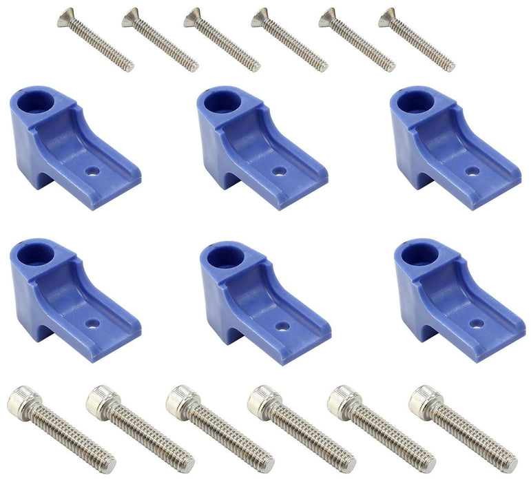 EL Use With SK-471, SK-472, SK-473 & SK-474 Separators (6-Piece) Horizontal Separator Fitting Kit - Blue ELESFK-1BL Autofit