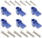 EL Use With SK-471, SK-472, SK-473 & SK-474 Separators (6-Piece) Horizontal Separator Fitting Kit - Blue ELESFK-1BL Autofit