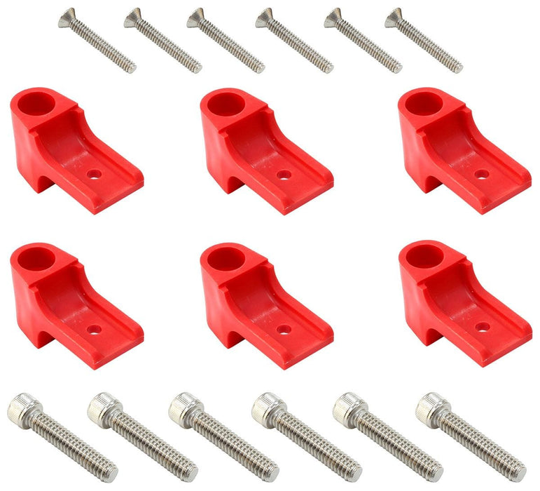 EL Use With SK-471, SK-472, SK-473 & SK-474 Separators (6-Piece) Horizontal Separator Fitting Kit - Red ELESFK-1R Autofit