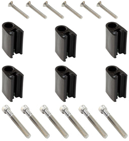 EL Use With SK-471, SK-472, SK-473 & SK-474 Separators (6-Piece) Vertical Separator Fitting Kit - Black ELESFK-3BK Autofit