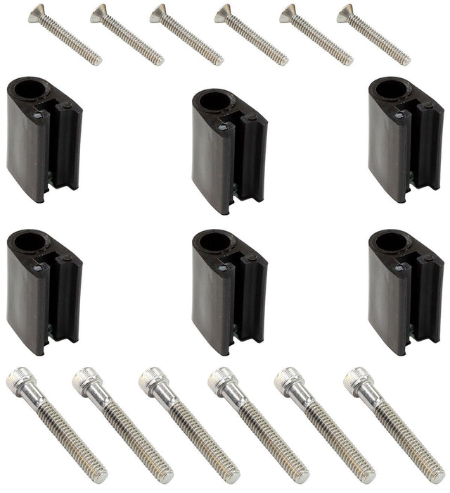 EL Use With SK-471, SK-472, SK-473 & SK-474 Separators (6-Piece) Vertical Separator Fitting Kit - Black ELESFK-3BK Autofit