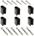EL Use With SK-471, SK-472, SK-473 & SK-474 Separators (6-Piece) Vertical Separator Fitting Kit - Black ELESFK-3BK Autofit
