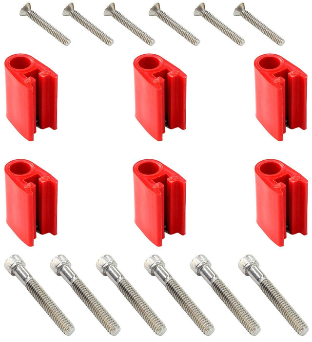 EL Use With SK-471, SK-472, SK-473 & SK-474 Separators (6-Piece) Vertical Separator Fitting Kit - Red ELESFK-3R Autofit