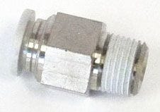 ELECTRIM SMC 1/8" NPT to 1/4" Tube Fitting, Straight EM-SMC-STRAIGHT Autofit