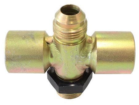 ENDERLE -8AN Inlet & Outlet With Dual -8AN On Sides Double Hi-Speed Tee Fitting EN7001C Autofit