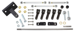 ENDERLE Suit SB Chev With Dual 4150 Sideways Mount Carburettors Tunnel Ram Linkage Kit EN72-103 Autofit