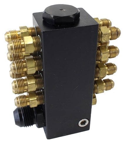 ENDERLE With -8AN Inlet Fitting Suit 16 Port Nozzles Port Distribution Block EN4027B Autofit