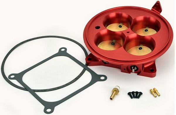 FAST Anodized Red 4500 Style, 2000 CFM, With TPS & IAC Billet 4BBL Throttle Body FAST307604 Autofit