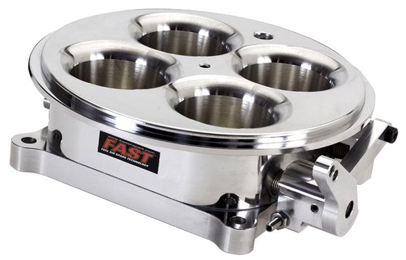 FAST Polished 4150 Style, 1375 CFM, With TPS & IAC Billet 4BBL Throttle Body FAST307603P Autofit