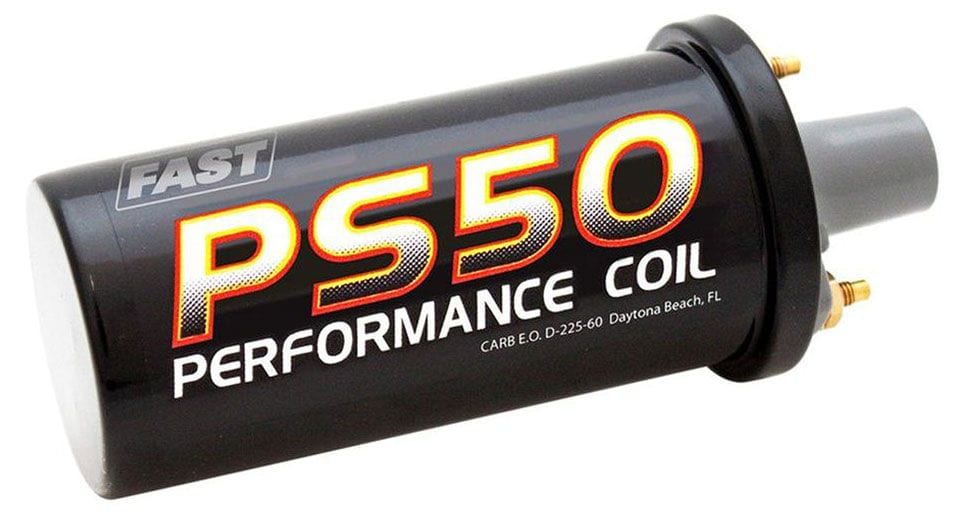 FAST Round Canister Style, Black Finish PS50 Ignition Coil FAST730-0050 Autofit