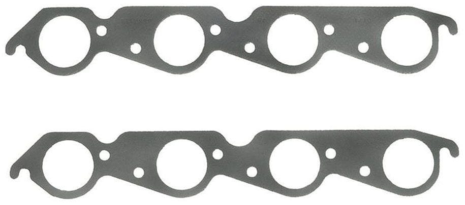 FELPRO Suit BB Chev Large Race Port 2.13" Round Perforated Steel Exhaust Gasket Set FE1412 Autofit