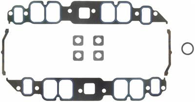 FELPRO Suit BB Chev Rectangle Port, Open Exhaust Crossover 1.80" x 2.52" (.0 Printoseal Intake Manifold Gasket Set FE1274 Autofit