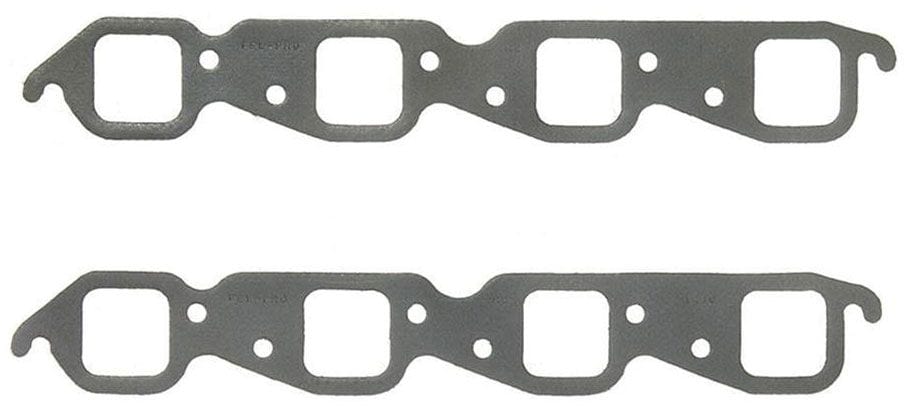 FELPRO Suit BB Chev Square Port 1.88" x 1.88" Perforated Steel Exhaust Gasket Set FE1410 Autofit