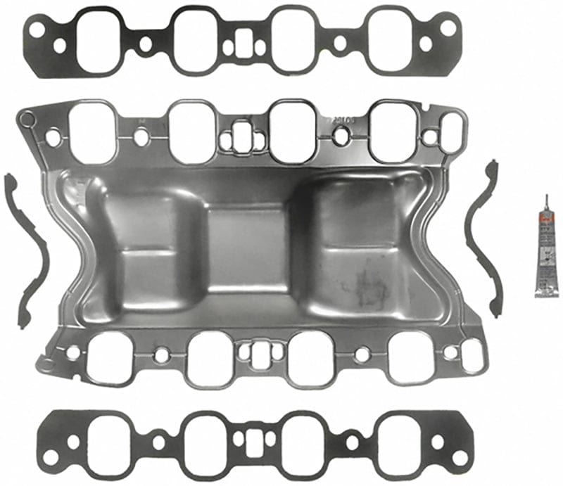 FELPRO Suit Ford 302-351C 4V Intake Manifold Tub/Pan Gasket Set FEMS96012 Autofit